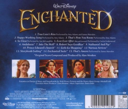 CD ENCHANTED Original Filmsoundtrack 2007 --> Musical CDs, DVDs - Main Image