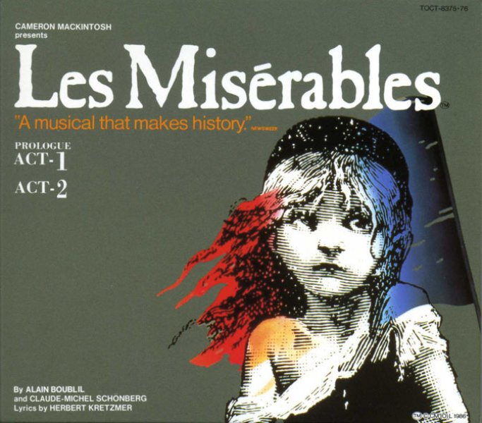 CD LES MISERABLES - Original Japan Cast 1994 -->