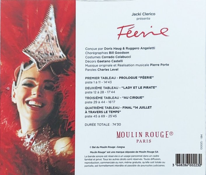 Moulin Rouge: Féerie DVD Dvd Moulin Rouge Feerie - Laurent Bergers (importado Reg. 2