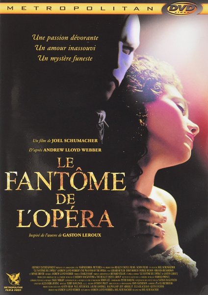 DVD The Phantom Of The Opera French Version (RC 2) --> Musical