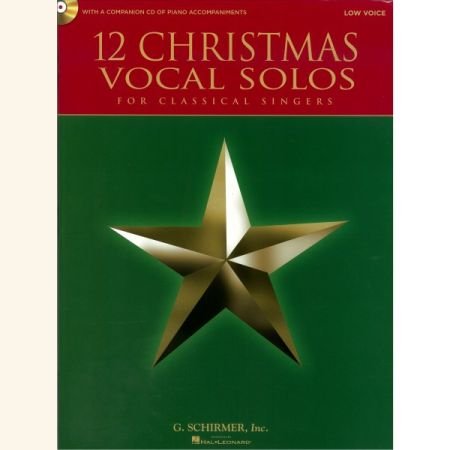 sheet music playback cd 12 christmas vocal solos for christmas hallelujah karaoke